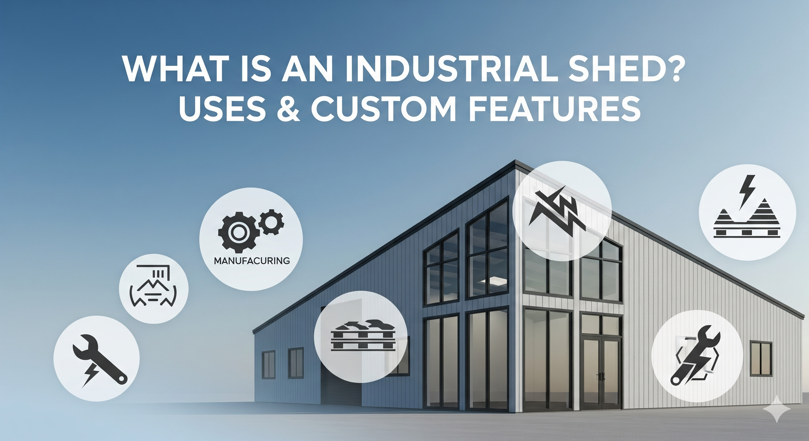What Is an Industrial Shed? Uses & Custom Features