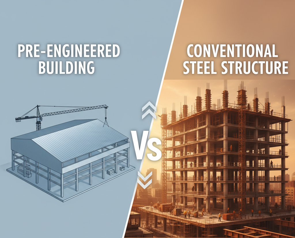 Pre-Engineered Building vs Conventional Steel Structure