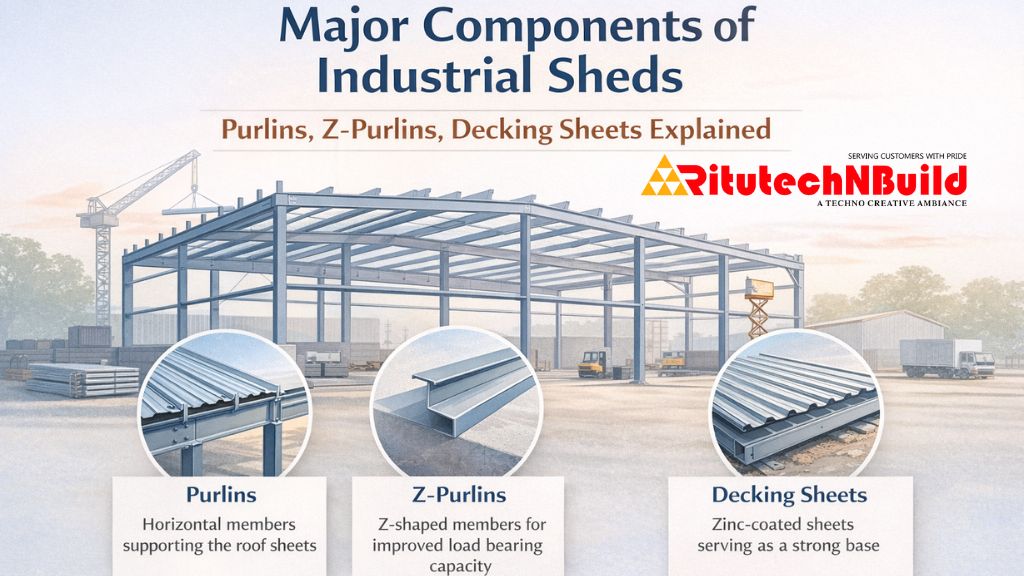 What are the Major Components of Industrial Sheds