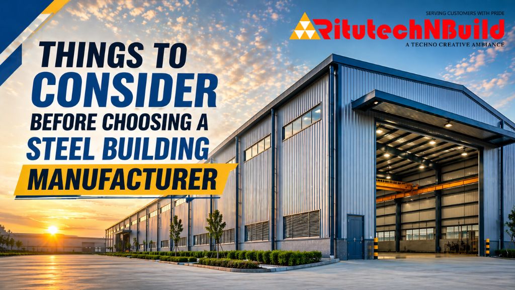 Things to Consider Before Choosing a Steel Building Manufacturer